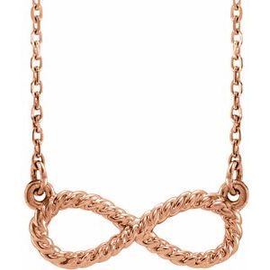 Rope Infinity-Inspired Necklace or Center