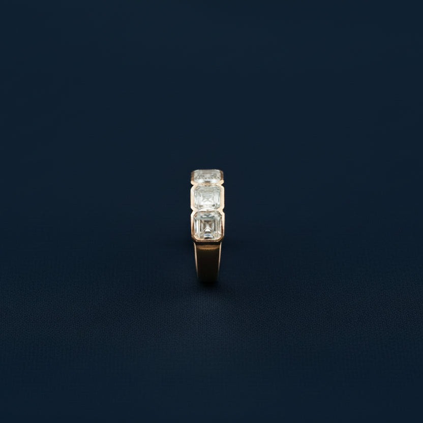 7.43CT Lab Diamond Band 14K Gold