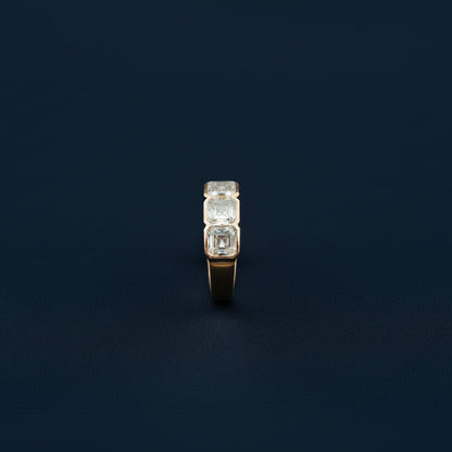 7.43CT Lab Diamond Band 14K Gold
