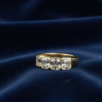 7.43CT Lab Diamond Band 14K Gold