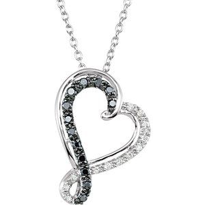 Infinity-Inspired Heart Necklace