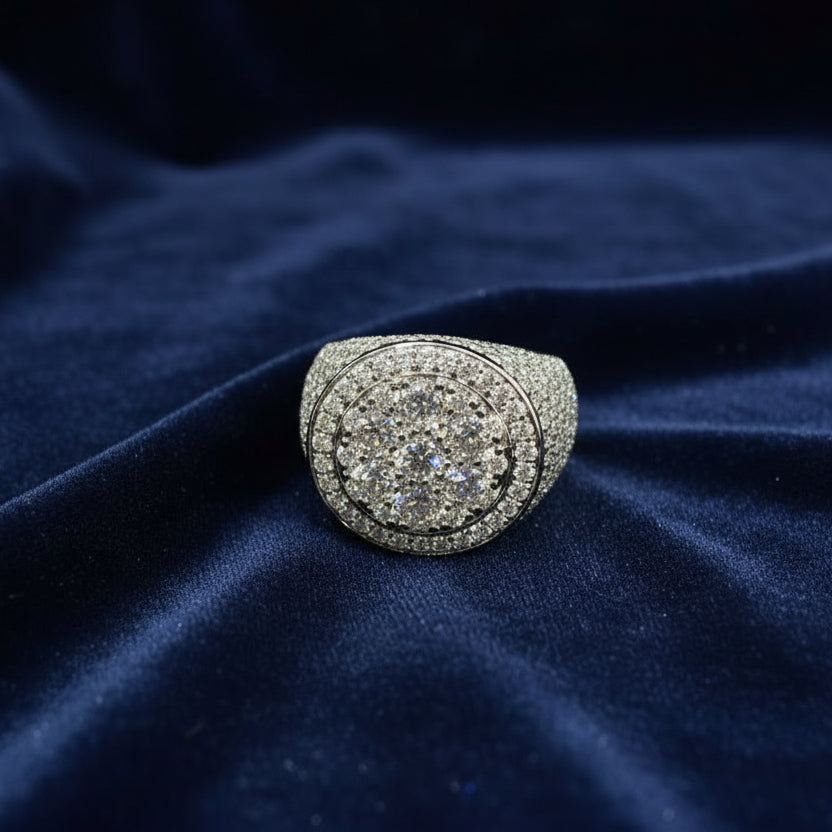 Men's Ring 5.15 Lab Diamond 14K Gold