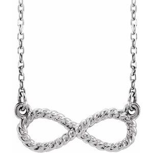Rope Infinity-Inspired Necklace or Center