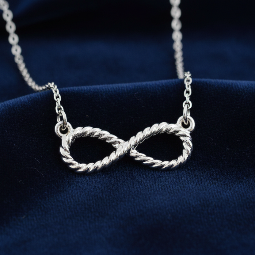 Rope Infinity-Inspired Necklace or Center