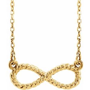 Rope Infinity-Inspired Necklace or Center