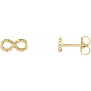 Infinity-Inspired Rope Earrings