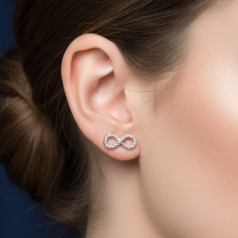Infinity-Inspired Rope Earrings
