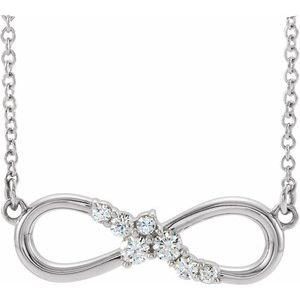 Accented Infinity-Inspired Necklace or Center