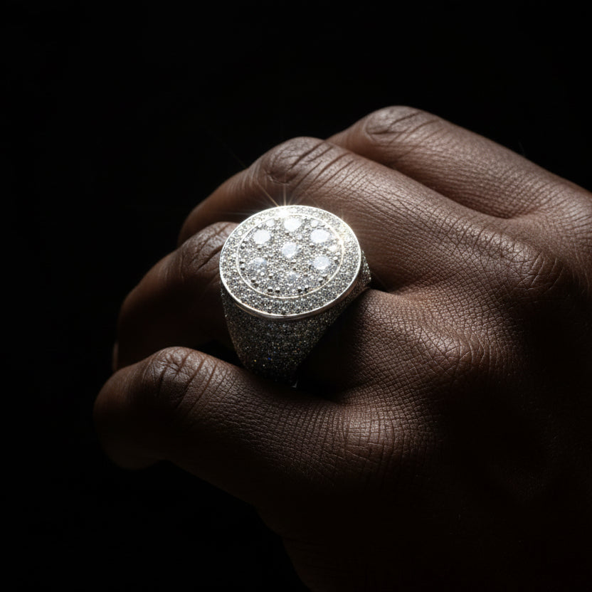 Men's Ring 5.15 Lab Diamond 14K Gold