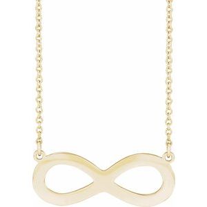 Engravable Infinity Family Necklace