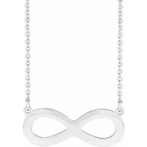 Engravable Infinity Family Necklace