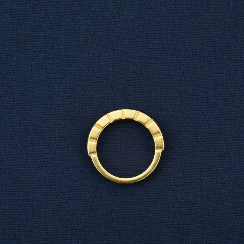 7.43CT Lab Diamond Band 14K Gold